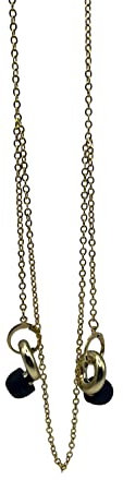 Necklace for Loop earplugs | gold or silver | anti loss jewellery (60, Silver)