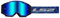 LS2 crossbril Charger Pro Blauw met Blauw Iridium Vizier