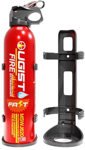 Piccolo estintore portatile da 600 ml per casa e cucina, estintori multiuso a base d'acqua per una rapida risposta alle emergenze, ideale per campeggio e attività all'aperto