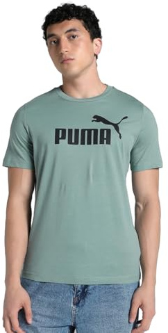 PUMA Unisex No. 1 Logo (S) Tees, Green Moon, L EU