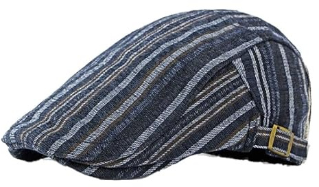 KeepSa Herren Newsboy Schiebermütze Flatcap Gatsby Ivy Cap | Baumwolle Barett Tellermütze Schlägermütze Schirmmützen Hut Sommer Atmungsaktiv Verstellbare Vintage Cabbie Cap