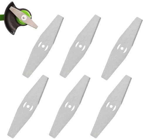 XoeLLe 6 Piezas Cabezal Desbrozadora, Universal Metal Disco Desbrozadora, Acero Cuchilla Desbrozadora, Accesorios Desbrozadora, Cuchilla de Repuesto para Jardines, Césped