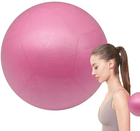 Pilates-Ball, tragbarer, mattierter Kernball, 15 cm, Hüfterhöhung, Körperformung, Yoga-Bälle für Übungen, Gewichtsbelastung, -Fitnessgeräte