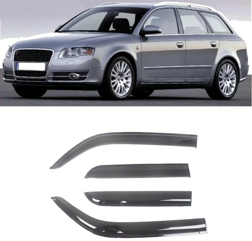 Fensterblende für Audi A4 B9 B8 B7 A4 B6 A4 B5 1996-2023 Tür-Wind-, Sonnen- und Regenschutz, Seitenfenster-Windabweiser, Zubehör (A4 B7 05-09 Avant)