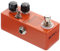 SECFOU 1pc Professional Guitar Preamplifier Effect Pedal Durable Orange Design for Electric Guitar Accessories Compact Full Shell