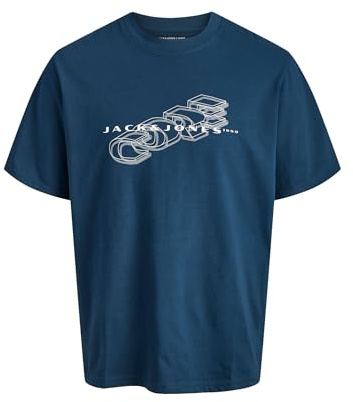 Jcofusion Big Branding Tee Ss Crew Pls - Plus Size