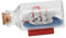 TOPBATHY Segelschiff Driftflasche aus Nautische Wohndekoration für Zuhause Handgefertigtes Boot in Flasche Design Vielseitiges Desktop Ornament und Praktische