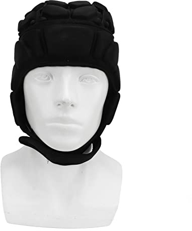 Rugby-Helm, M L XL Weich Gepolsterte Kopfbedeckung Torwarthelm Kopfschutz für Skating Skifahren Radfahren Fußball