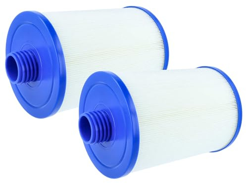 vhbw 2X Filterkartusche Ersatz für Rec Factory Warehouse 378902 für Pool - Ersatzfilter Blau Weiß
