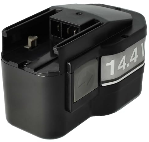 vhbw Akku kompatibel mit Milwaukee PLD 14.4 X, PN 14.4 Power Plus, PPS14.4 Power Plus Werkzeug (1500 mAh, NiMH, 14,4 V)
