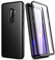 SURITCH Kompatibel mit Samsung Galaxy S9 Plus 360 Grad Hüllen mit Integriertem Displayschutz Silikon Komplettschutz Handyhülle Schutzhülle für Samsung Galaxy S9 Plus Schwarz