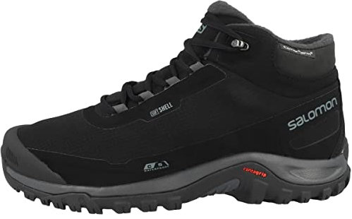 Salomon Shelter Climasalomon™ Waterproof (wasserdicht) Herren Winterschuhe, Schwarz (Black/Ebony/Black), 44 EU