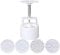 niumanery 4pcs Hand Press Cookie Stamp Moon Cake Decor Mould Barrel Mooncake Mold 100g DIY