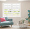 Zebra Blind - Day and Night Roller Blinds, Elegant and Durable Zebra Roller Blinds for Bedroom, Kitchen, and Office, Easy to Clean, 150 cm Drop, White, 130cm Width
