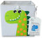 wonneklein Aufbewahrungsbox Kinder - 33x33x33 cm - Faltbare Spielzeugkiste mit Tiermotiv - Ordnungsbox für Kallax Regal - Kinderzimmer Aufbewahrung - Danny Dino