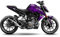 ARider Dekor (Aufkleber) passend für KTM Duke 125/390 2017-2022 | Dragon Edition (Lila)