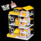 Hamsterkäfig Kleintierkäfig Groß Acryl-Material Transparent Zwerghamster Käfig Nagerkäfig Villa Zusammengebautes Atmungsaktives Hamsterhaus für Kleintier Mäuse Goldhamster Sugar Glider mit Zubehör