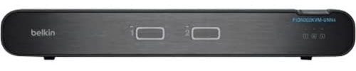 Belkin Universal Secure Dual-Head - 2nd Generation - KVM-/Audio-Switch - 2 x KVM/Audio - 1 lokaler Benutzer - Desktop - TAA-konform Brand