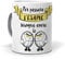 Originale Geschenkidee. Tazza Per passare l´esame bisogna avere le palle. Ceramica 350 ml.