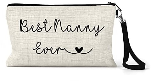 Nanny-Geschenke, Make-up-Tasche, Geschenk für Oma, Geburtstagsgeschenk, Geschenk für Kindermädchen, beste Nanny aller Zeiten, Geschenk für sie