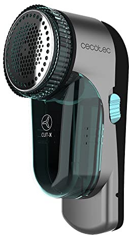 Cecotec Levapelucchi Elettrico Cut-X 4500 Textile, Alimentazione Batteria Ricaricabile, 45 min Auton, Griglia in 3 Dimensioni, Sistema di Sicurezza, 8800 giri/min, Testina Regolabile, Spazzola Pulizia