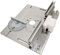 XIAOJUN Router Table Insert Plate Miter Gauge for Woodworking Table Saw Multifunctional Trimmer Engraving Machine-Silver