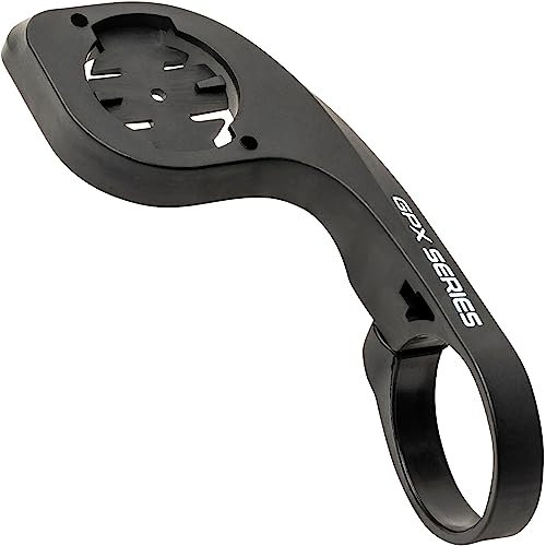 Night Provision GPX Series Out Front Bike Computer Mount for Garmin Edge 830 820 810 800 530 520 Plus 520 510 500 200 130 25 GPS, Compatible with 31.8mm 25.4mm Handlebars, Quarter Turn & Twist