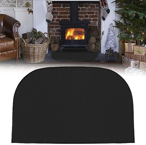EBKCQ Placa de protección contra chispas, base ignífuga para estufa de chimenea, alfombrilla ignífuga, base para chimenea, placa ignífuga para chimenea, horno, barbacoa, 19,7 x 31,5 pulgadas