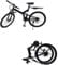HINOPY 26 Zoll Mountainbike, 21-Gang Erwachsene Faltrad Klappfahrräder MTB Rennrad mit Doppelscheibenbremsen - bis 150 kg für Outdoor Reisen Camping