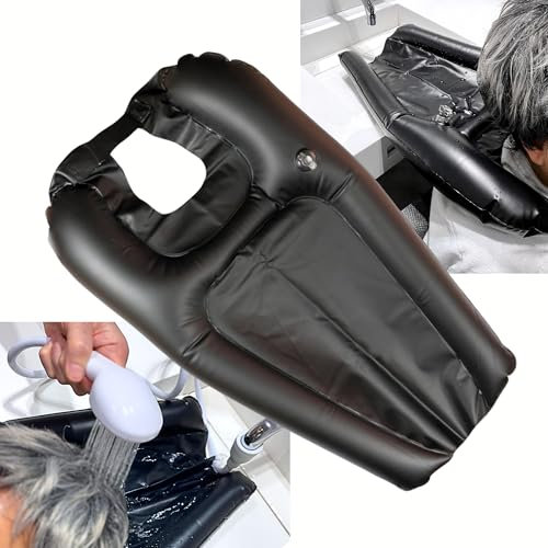 EURI | Lave-tête Portable pour la Maison | Lavabo Portable | Lavage des Cheveux des Personnes Âgées, Personnes Alitées | Lavabo Gonflable | Lavabo Portable pour Lit |