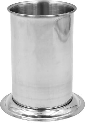 ZONADAH Stainless Steel Utensil Holder for Counter Straw Dispenser Drinking Straw Organizer Utensil Rack for Spoons Forks Chopsticks