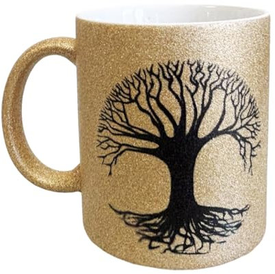 Cbkreation Tasse Bronze en céramique Arbre de Vie