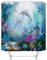 Dolphin and Ocean Life Shower Curtain, Blue Sea World Colorful Underwater Fishes Coral Ocean Animal Seabed Decorations Bath Curtain with 12 Hooks (Curtain)