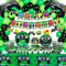 Video Game Party Supplies, Green Video Game Birthday Decorations, Plate, Napkin, Cup, Gaming Party Tablecover, Happy Birthday Banner, Gaming Balloons, Balloon Arch Kit for Boys Men, Serves 20