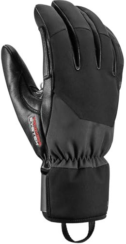 LEKI Unisex Hevon Thermo 3D Handschuhe, Black, 7