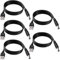 KUOQIY 5 Pièces 1m 24AWG Cable USB vers DC 5V, USB vers 5.5x2.1 mm DC Barrel Jack Adaptateur D'alimentation, pour Appareils Électroniques, Ordinateurs Portables