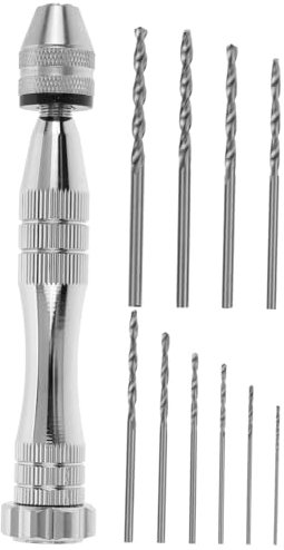 Angoily Taladro Manual Compacto De Perforadora De Aluminio Para Trabajos Manuales y Bricolaje