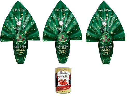 AFTER EIGHT Easter Egg 2025 Dunkle Schokolade mit Minze mit 3 Pralinen 3x 254g+ Italian Gourmet Polpa di Pomodoro 400g Dose