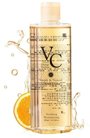 VC Toner Intensive Whitening, Koreanisches Glow Toner gesicht, Ausgleichend, Beruhigend & Feuchtigkeitsspendend, Verbessert die Hautelastizität, Korean Skin Care, Sanfte Formel für alle Haut (1)