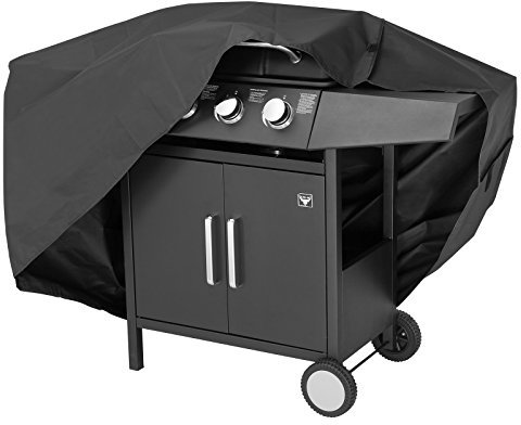 Deuba KINGSLEEVE® Grillschutz Wetterfest 140x56x104cm Grillabdeckung Abdeckplane Abdeckhaube Schutzhülle Schutzhaube Anthrazit