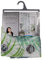 Douceur d'Intérieur, Voilage à Oeillets (140 x 240 cm) Blue Vegetal Blanc, Voile Imprimé Transfert