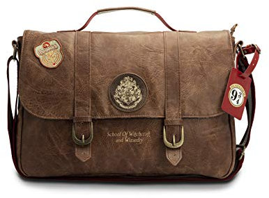 ABYstyle - Harry Potter - Premium Schultertasche - Hogwarts (35 x 5 x 27 cm)
