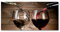 Tulup Glas-Bild Wandbild aus Glas - Wandkunst - Wandbild hinter gehärtetem Sicherheitsglas - Dekorative Wand für Küche & Wohnzimmer 100x50 - Essen & Getränke - Wein Gläser - Rot
