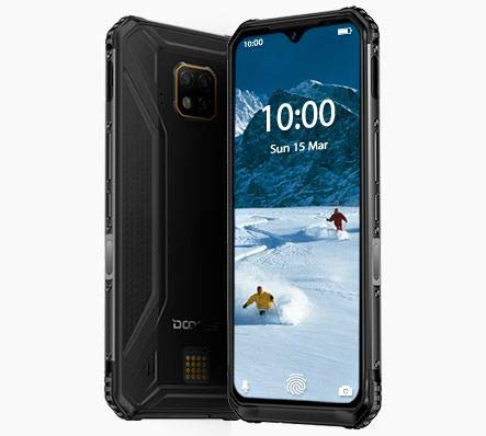 DOOGEE S95(2020) Smartphone Incassable Modulable - Helio P90 Octa-Core 6 Go RAM 128 Go ROM, Caméra 48MP, IP68 Telephone Portable Débloqué Etanche Antichoc, Android 9.0,6,3 FHD +, NFC, Charge sans fil