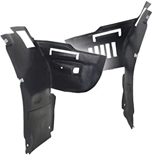 Autoteile Gocht Set Kotflügel Verkleidung Radhausschale Vorderteil + Set Satz Polyethylen Vorne Links und Rechts Kompatibel mit BMW E39 Limo Kombi 2000-2004