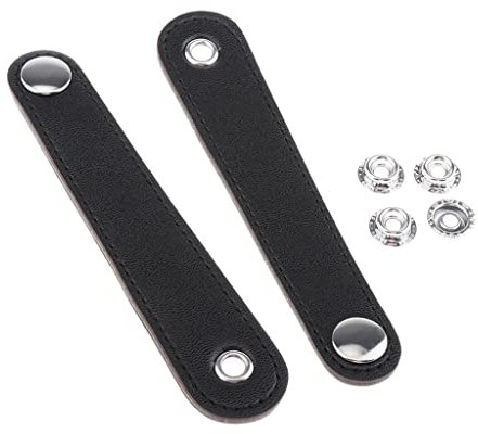 Balghalter Riemen Akkordeon Balg Ersatzteile Riemen, Schwarzes - Mittenabstand 10,2 cm