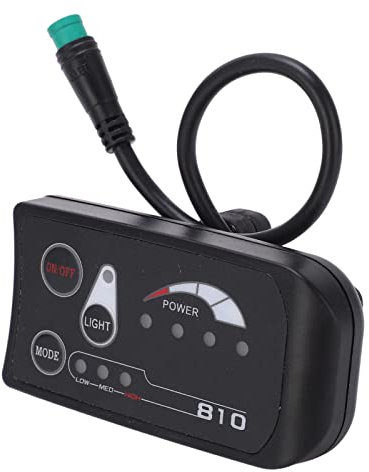 Hapivida Elektrisches Fahrraddisplay, 36V 48V Elektrofahrrad Intelligentes Bedienfeld, LED Display für Elektrisches Fahrrad, DIY Zubehör für Elektrofahrrad Scooter