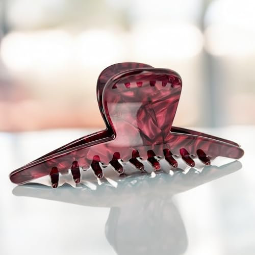 Pince Cheveux Longue Chic Ultra Résistante/Pince Cheveux Femme Originale/Attache Cheveux femme/Grosse pince Cheveux Crabe Colorée/Accessoire Cheveux Tendance/Bijou Cheveux Claw Clip