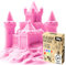 Kinetischer Sand Nachfüllpack Refill Kinder 940g+Sandbox/Sandkasten Bunter Magic Sand Kinder Magischer Sand Zaubersand Spielsand Kinetischer Sand Junges Mädchen Sandknet Kinder ab 3 4 5 6 Jahre-Rosa