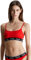 Calvin Klein Damen Bikini Oberteil Bralette-Rp ohne Bügel, Rot (Cajun Red), M